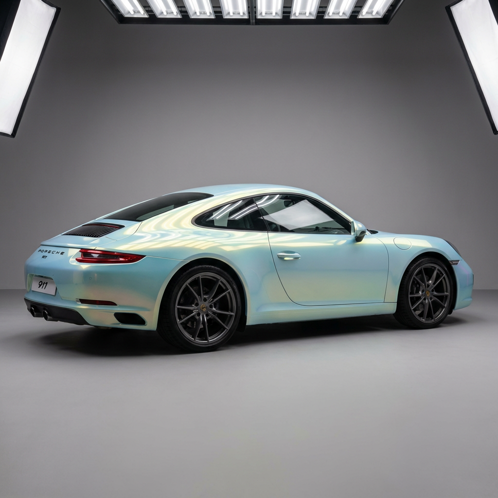 Dreamy Pastel Candy Blue Color TPU Protection Film - Image 4