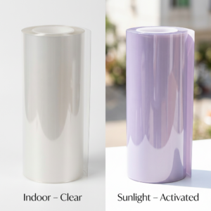 Color Changing (Purple) Headlight Protection TPU Anti Scratch Film