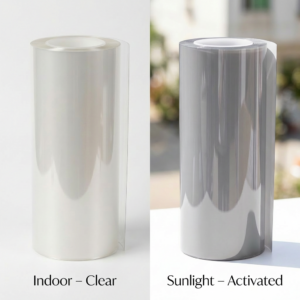 Color Changing (Dark)Headlight Protection TPU Anti Scratch Film