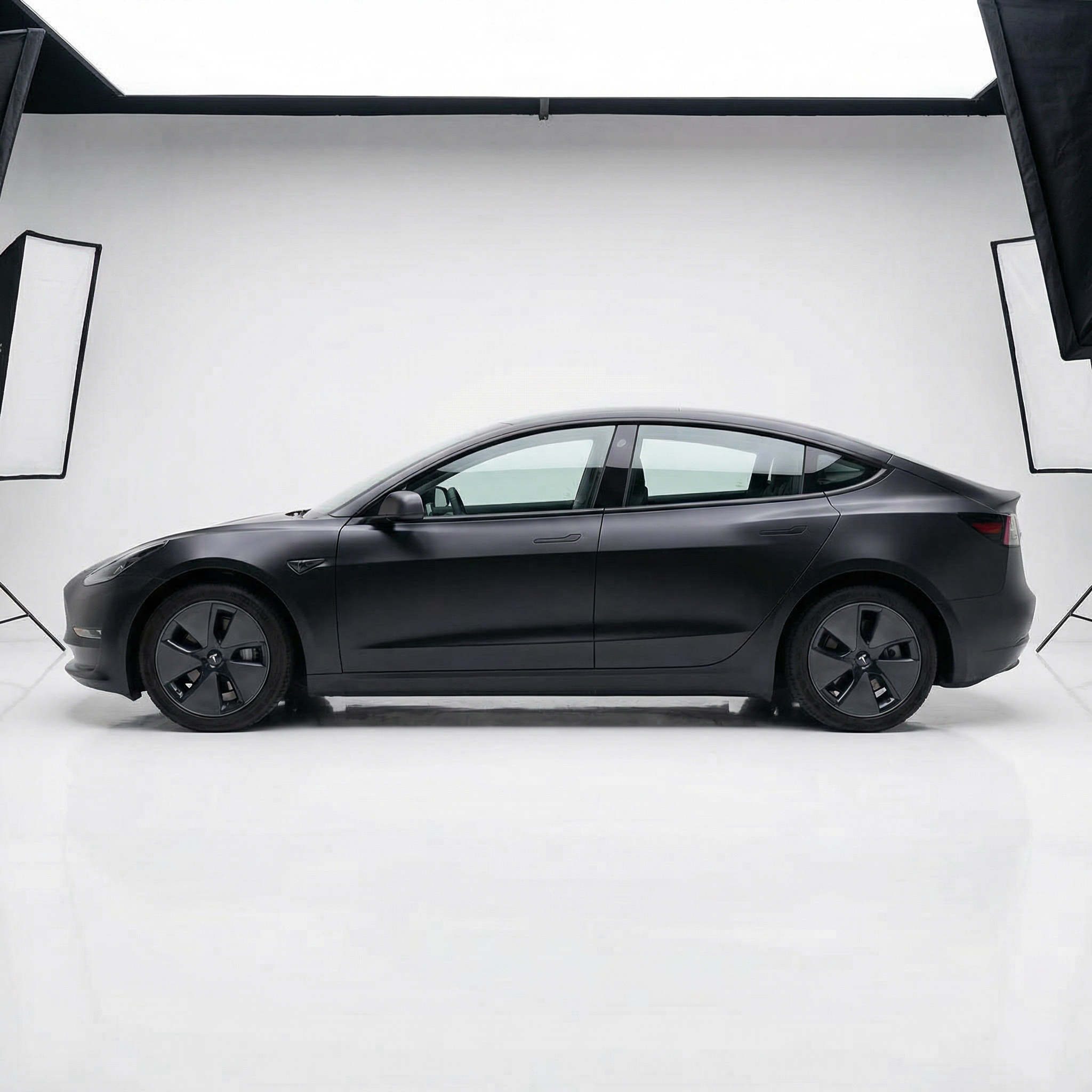 BeiKarR™ Dark Matte Black Car Vinyl Wraps - Image 3