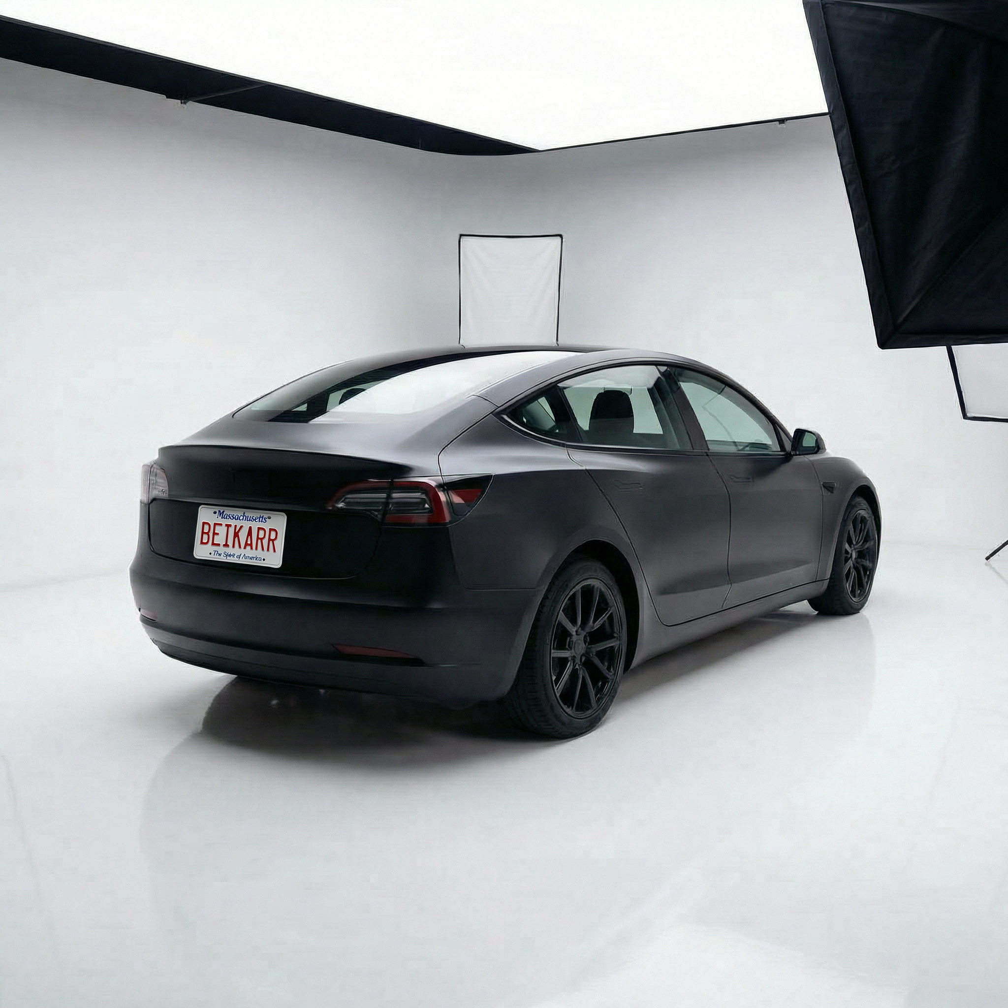 BeiKarR™ Dark Matte Black Car Vinyl Wraps - Image 4