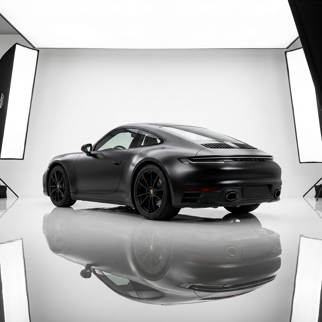 BKE Matte Metallic Ceramic Black TPU Color PPF - Image 4