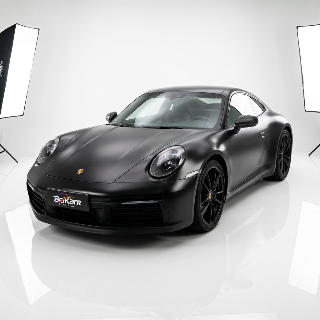 BKE Matte Metallic Ceramic Black TPU Color PPF - Image 2