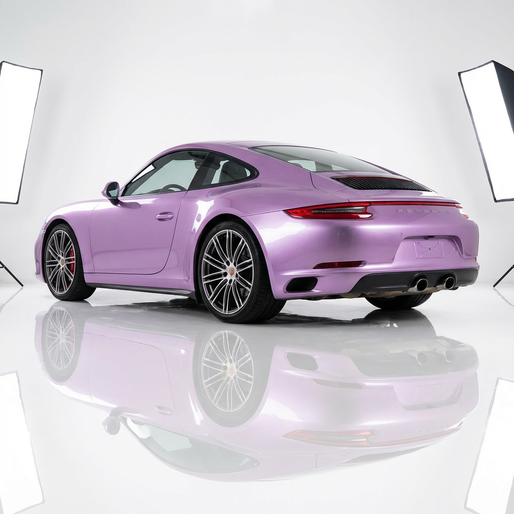 BKE Liquid Metallic Wisteria Pink TPU Color PPF - Image 4